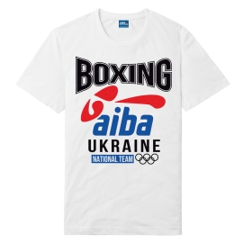 Футболка LEADER БОКС AIBA белая