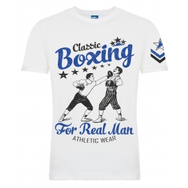 Футболка LEADER "Old School Boxing" white