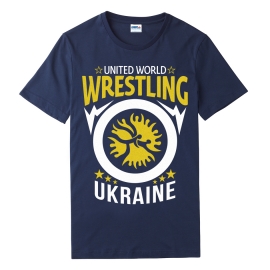 Футболка LEADER БОРЬБА UWW синяя