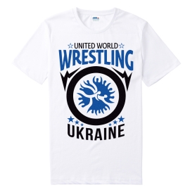 Футболка LEADER БОРЬБА UWW белая