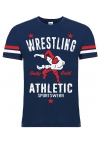Футболка LEADER ATHLETIC WRESTLING синяя