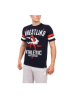 Футболка LEADER ATHLETIC WRESTLING синяя