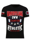 Футболка LEADER WRESTLING UWW чёрная