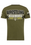 Футболка LEADER WRESTLING UWW хаки