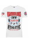 Футболка LEADER WRESTLING UWW белая
