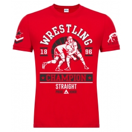 Футболка LEADER WRESTLING CHAMPION красная