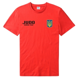 Футболка LEADER ДЗЮДО красная