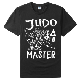Футболка LEADER ДЗЮДО MASTER чёрная