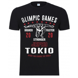 Футболка LEADER "OLIMPIC GAMES Tokio 2020" чёрная